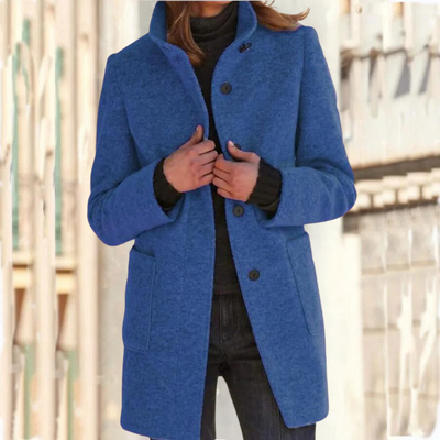 Eleganter Mantel mit Stehkragen für Damen | Ideal für alle Jahreszeiten