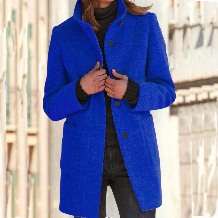 Eleganter Mantel mit Stehkragen für Damen | Ideal für alle Jahreszeiten