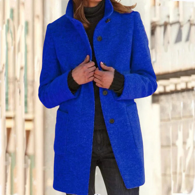 Eleganter Mantel mit Stehkragen für Damen | Ideal für alle Jahreszeiten