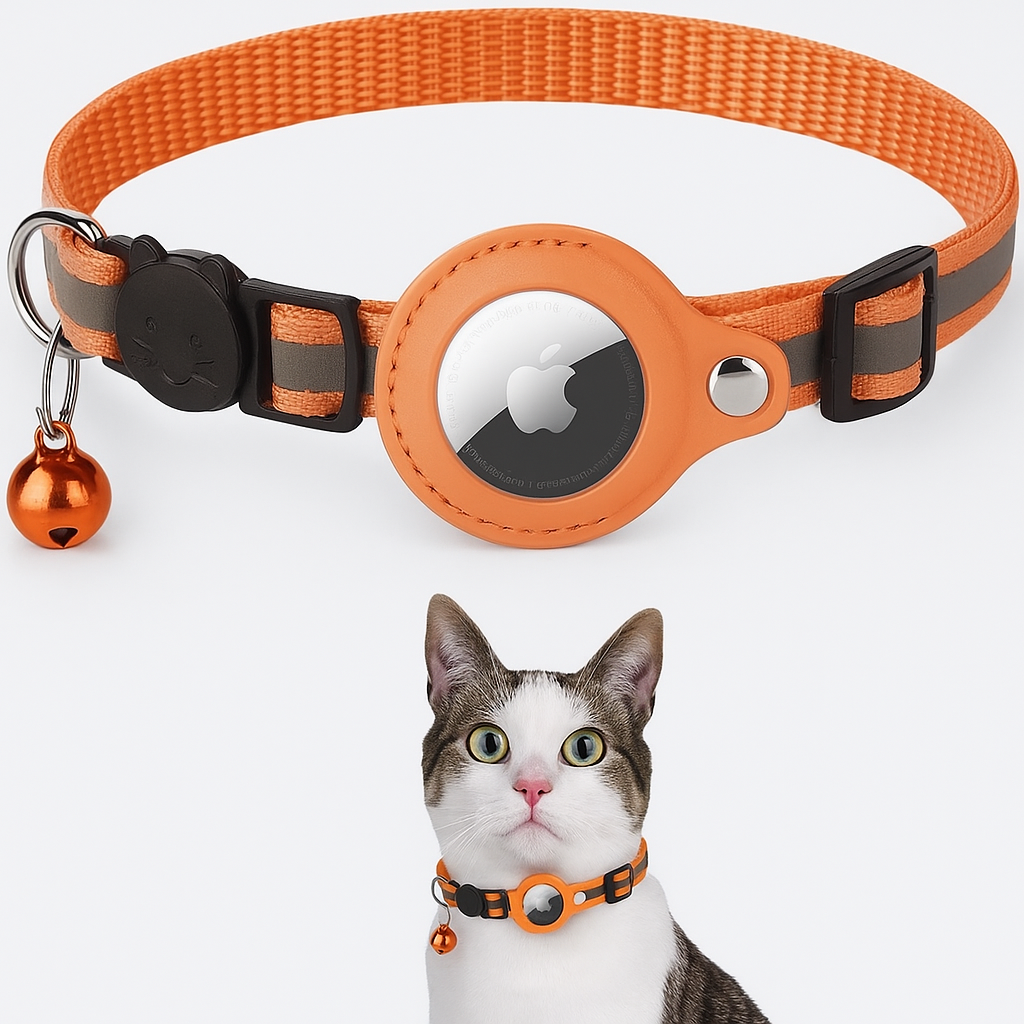 Orange Collar GPS Tracker