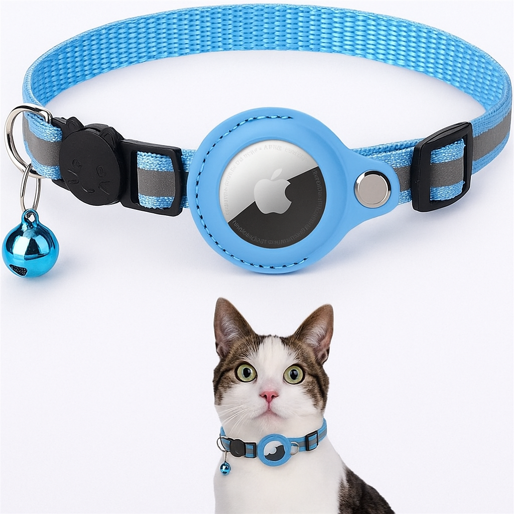 Light Blue Collar GPS Tracker
