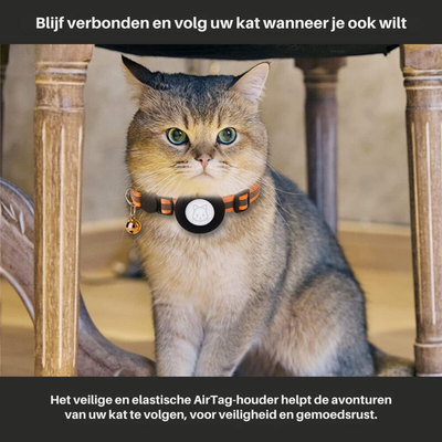 CAT GPS-Tracker-Halsband mit Schnellverschluss und reflektierendem Design für bessere Sichtbarkeit bei Nacht
