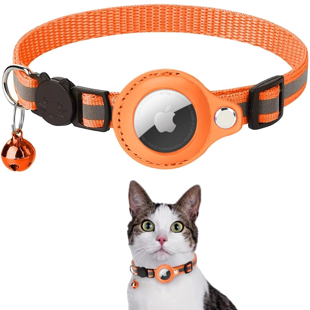 CAT GPS-Tracker-Halsband mit Schnellverschluss und reflektierendem Design für bessere Sichtbarkeit bei Nacht