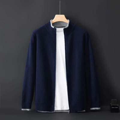 Klassische Strickjacke aus Wolle für Männer