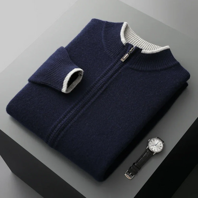 Klassische Strickjacke aus Wolle für Männer