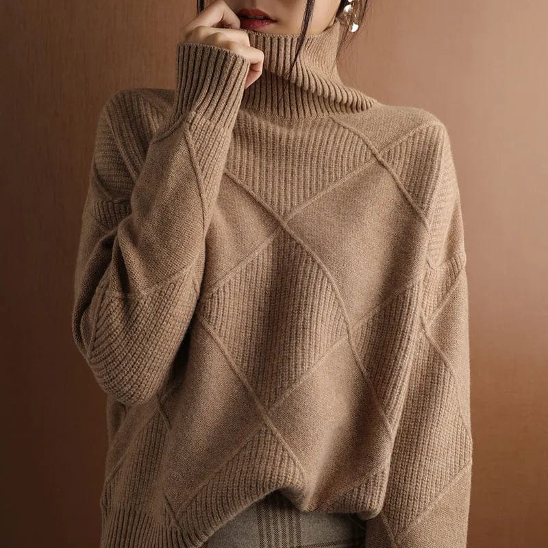 Marie Feinstrick - Pullover mit Rundhalsausschnitt