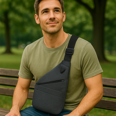 SAFESTRIDE : Diebstahlsichere Reisetasche mit Schultergurt