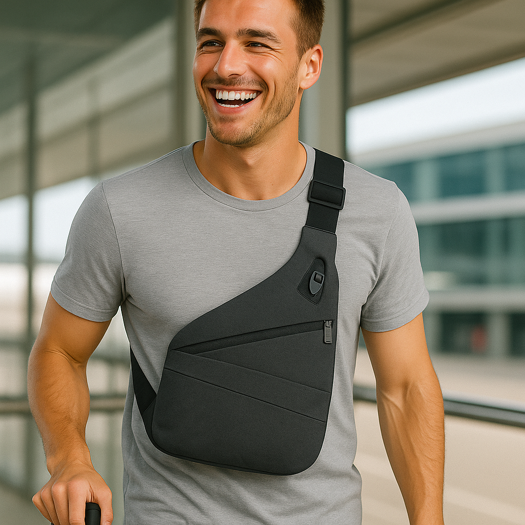 SAFESTRIDE : Diebstahlsichere Reisetasche mit Schultergurt