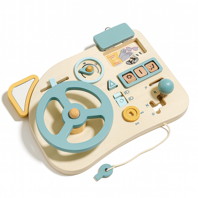 TinyDrive | Montessori-Lenkrad-Spielzeug aus Holz