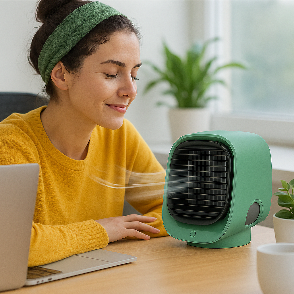 AIRLOOM | 2-in-1 tragbarer Luftkühler und Luftbefeuchter