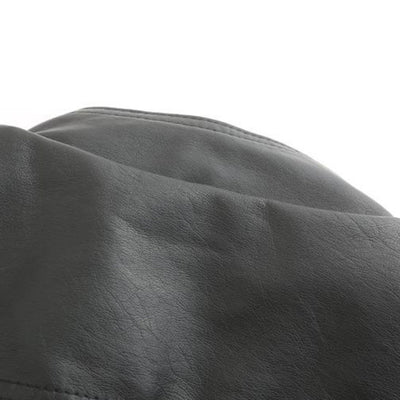 PU Lederjacke mit Stehkragen für Frauen