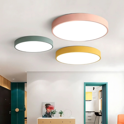 Delos - Skandinavische LED-Deckenleuchte aus Holz