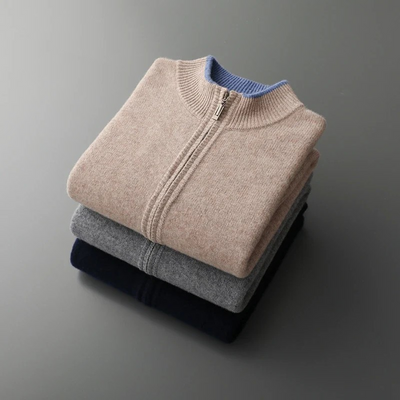 Klassische Strickjacke aus Wolle für Männer