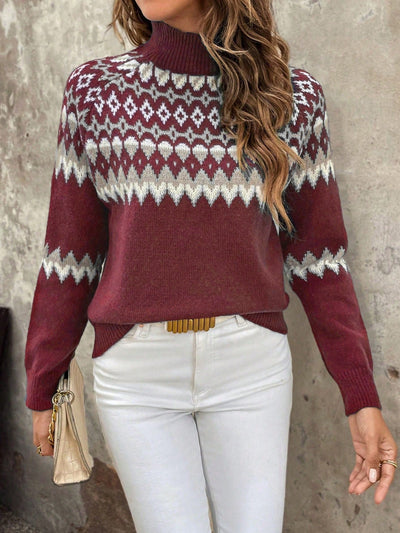 Klassisk damtröja med polokrage