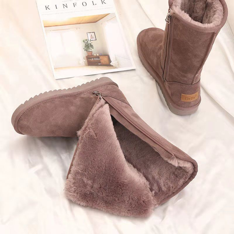 Warme Damen-Schneestiefel – Bequeme Winterstiefel mit weichem Futter