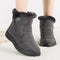 Schwarze Damen-Stiefeletten | Fleece-Futter, bequem und lässig