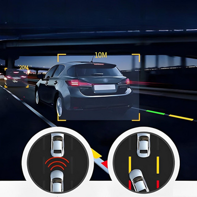 Dashcam Auto mit Überwachungskamera