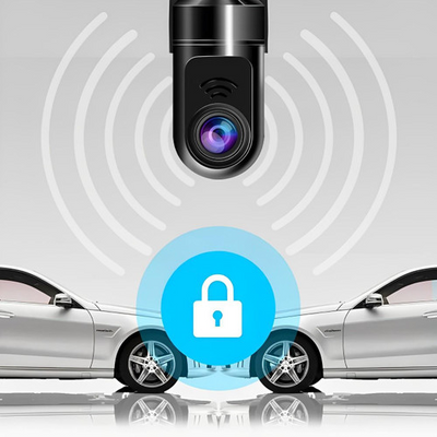 Dashcam Auto mit Überwachungskamera