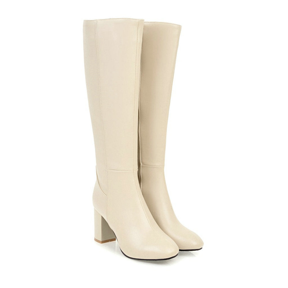 Bequeme Hohe Stiefel Für Damen | Mit Absatz