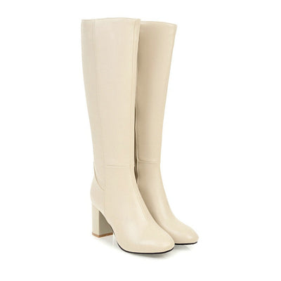 Bequeme Hohe Stiefel Für Damen | Mit Absatz
