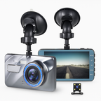 Wireless front and rear dashcam with night vision - 1080P dashboard camera for cars