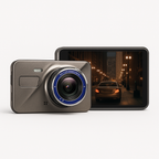 Wireless front and rear dashcam with night vision - 1080P dashboard camera for cars