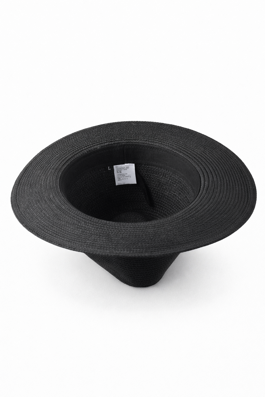 Black Elegant classic Panama hat