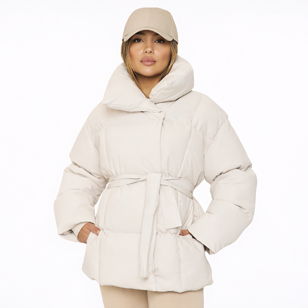White Elisa - Warm down jacket for women