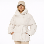 White Elisa - Warm down jacket for women