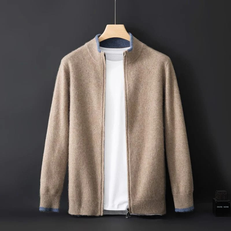 Klassische Strickjacke aus Wolle für Männer