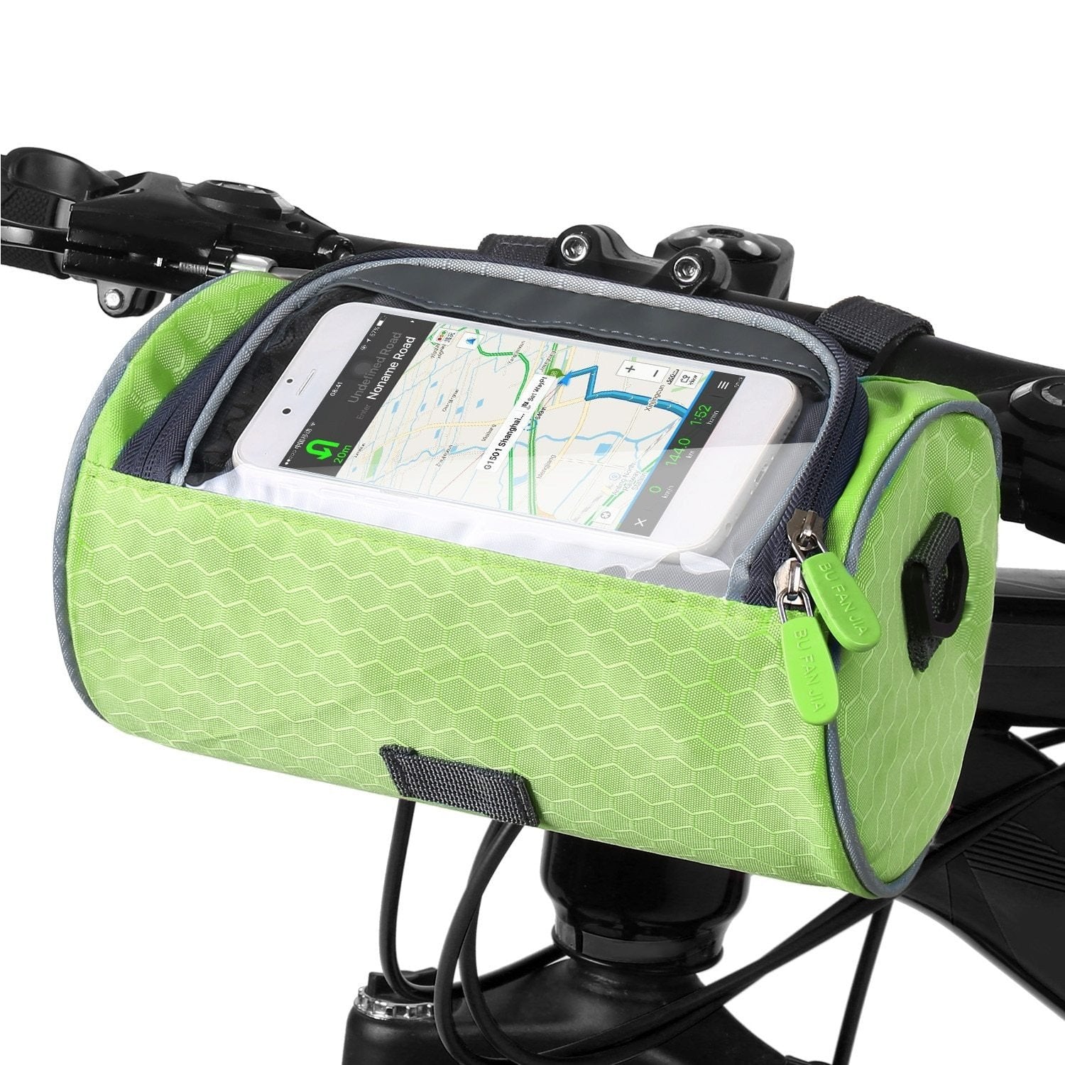 Fahrradtasche mit Touchscreen - spritzwassergeschützt & multifunktional - passend für jedes Fahrrad