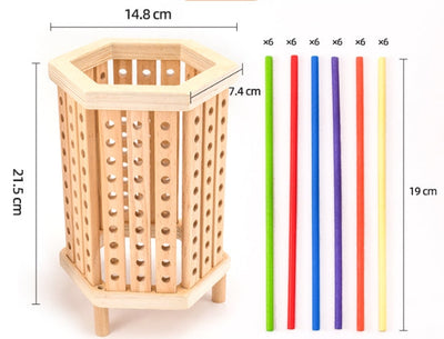 Farblernturm Montessori Spielzeug