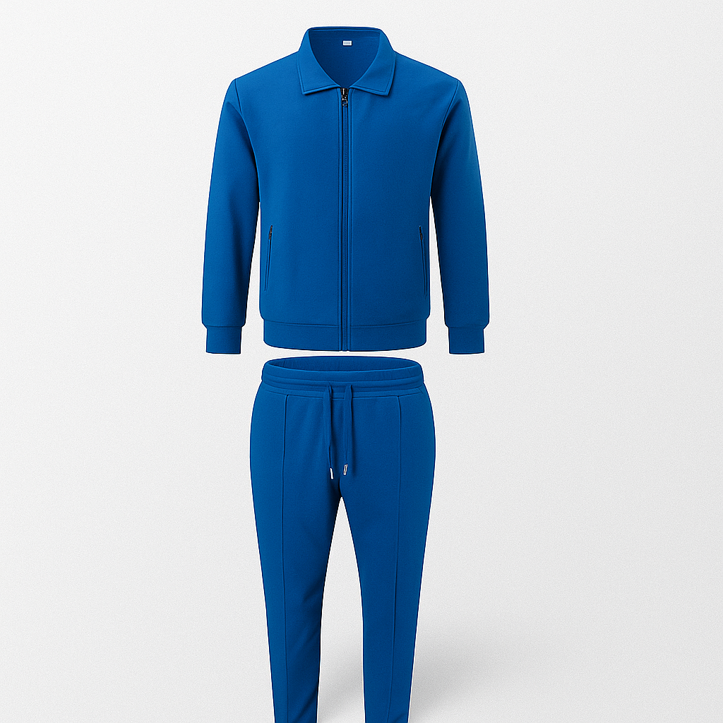 Blue Men's Casual Set