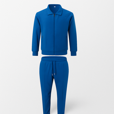 Blue Men's Casual Set