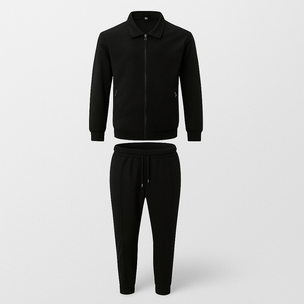 Black Men's Casual Set