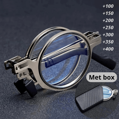 FOLDOX - Vikbara läsglasögon med reptåliga linser och kompakt fodral