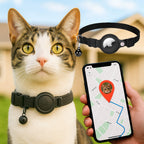 GPS-Tracker-Halsband für Katzen | Schnellverschluss, reflektierendes Design und langlebig für sichere Outdoor-Abenteuer
