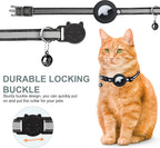 GPS-Tracker-Halsband für Katzen | Schnellverschluss, reflektierendes Design und langlebig für sichere Outdoor-Abenteuer