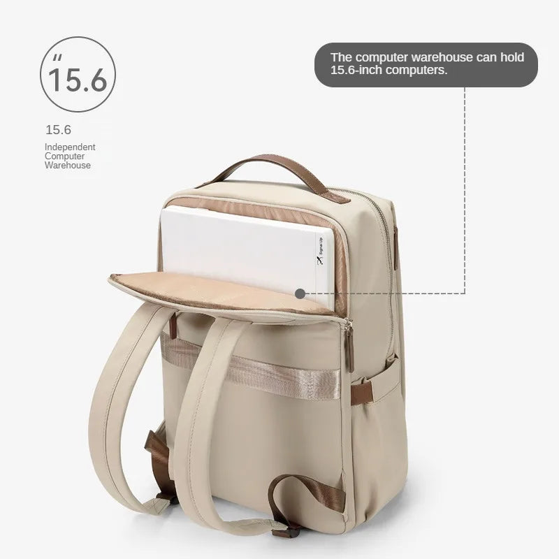 Luxetravel - Luxus-Rucksack - Geeignet für Laptop - Kompakte Größe