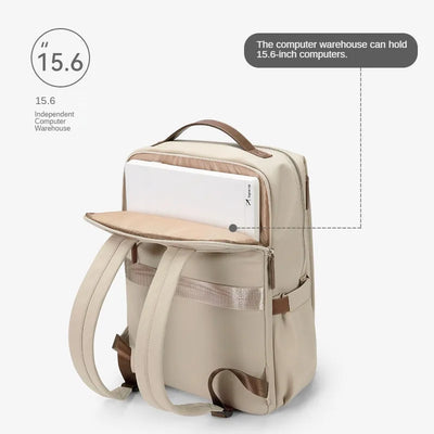 Luxetravel - Luxus-Rucksack - Geeignet für Laptop - Kompakte Größe