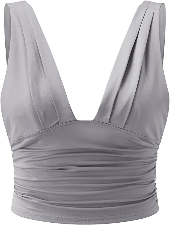 Giselle - Elegantes, ärmelloses Top mit V-Ausschnitt
