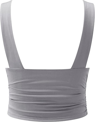 Giselle - Elegantes, ärmelloses Top mit V-Ausschnitt
