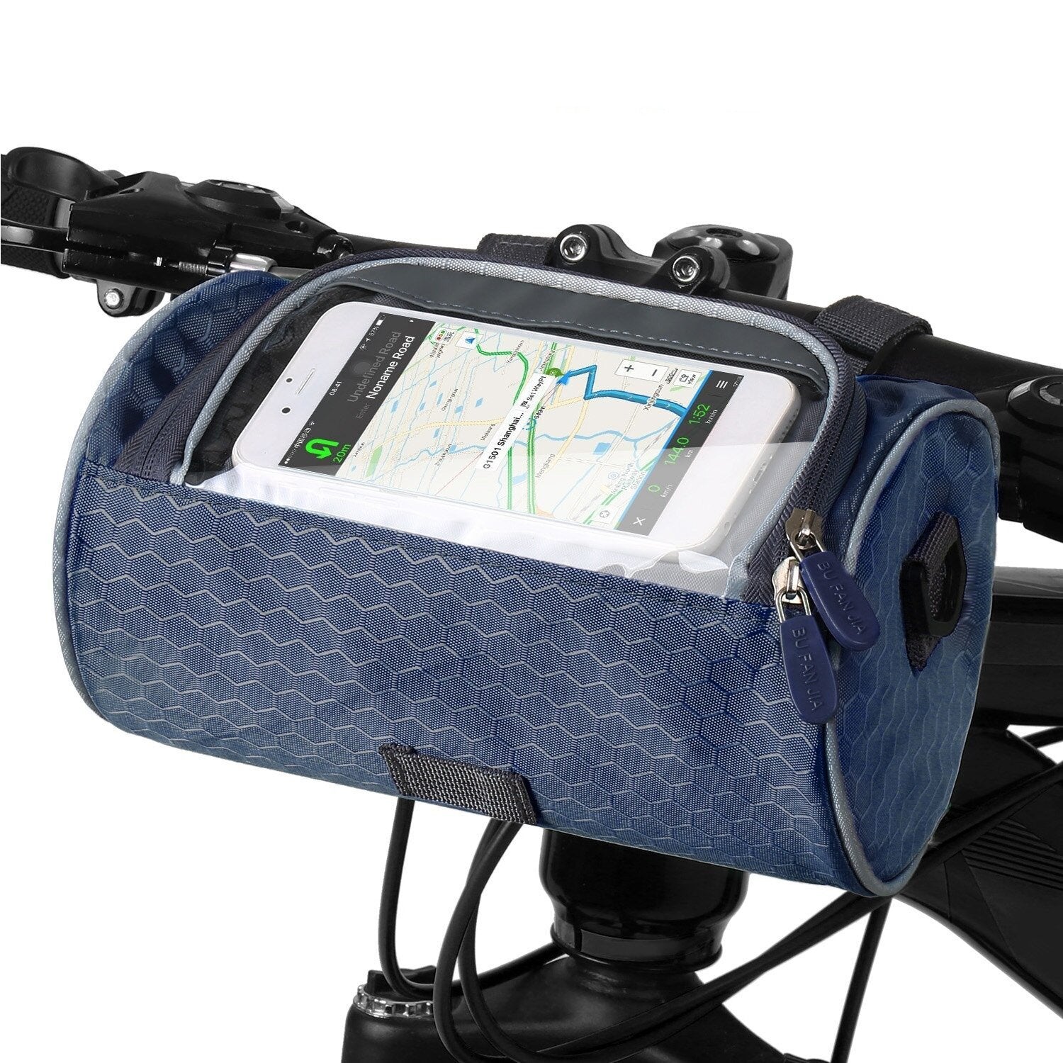 Fahrradtasche mit Touchscreen - spritzwassergeschützt & multifunktional - passend für jedes Fahrrad