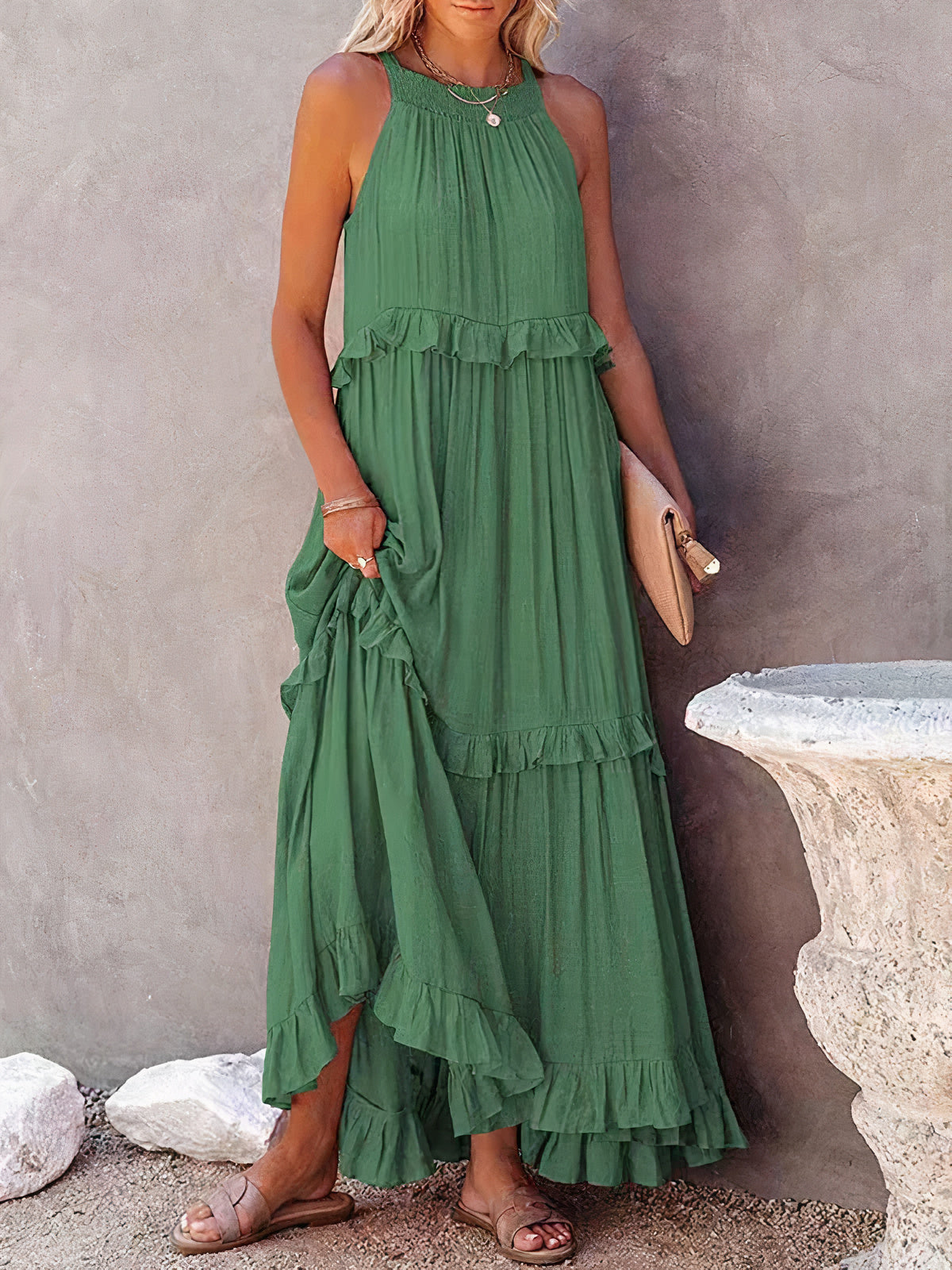 Celestine - Elegantes & Vielseitiges Maxikleid für Frauen