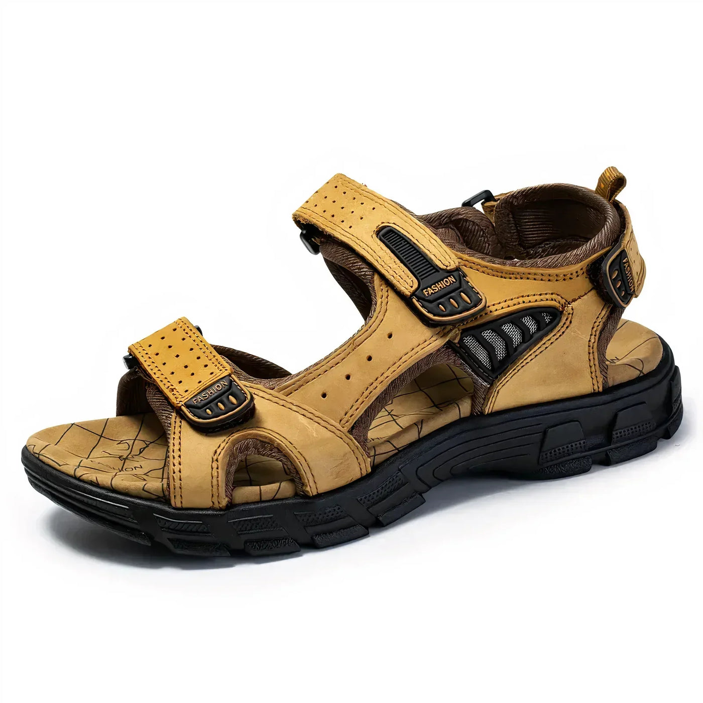 Orthopädische Hudson Sandalen für Herren – verstellbar, fußgewölbestützend & rutschfest