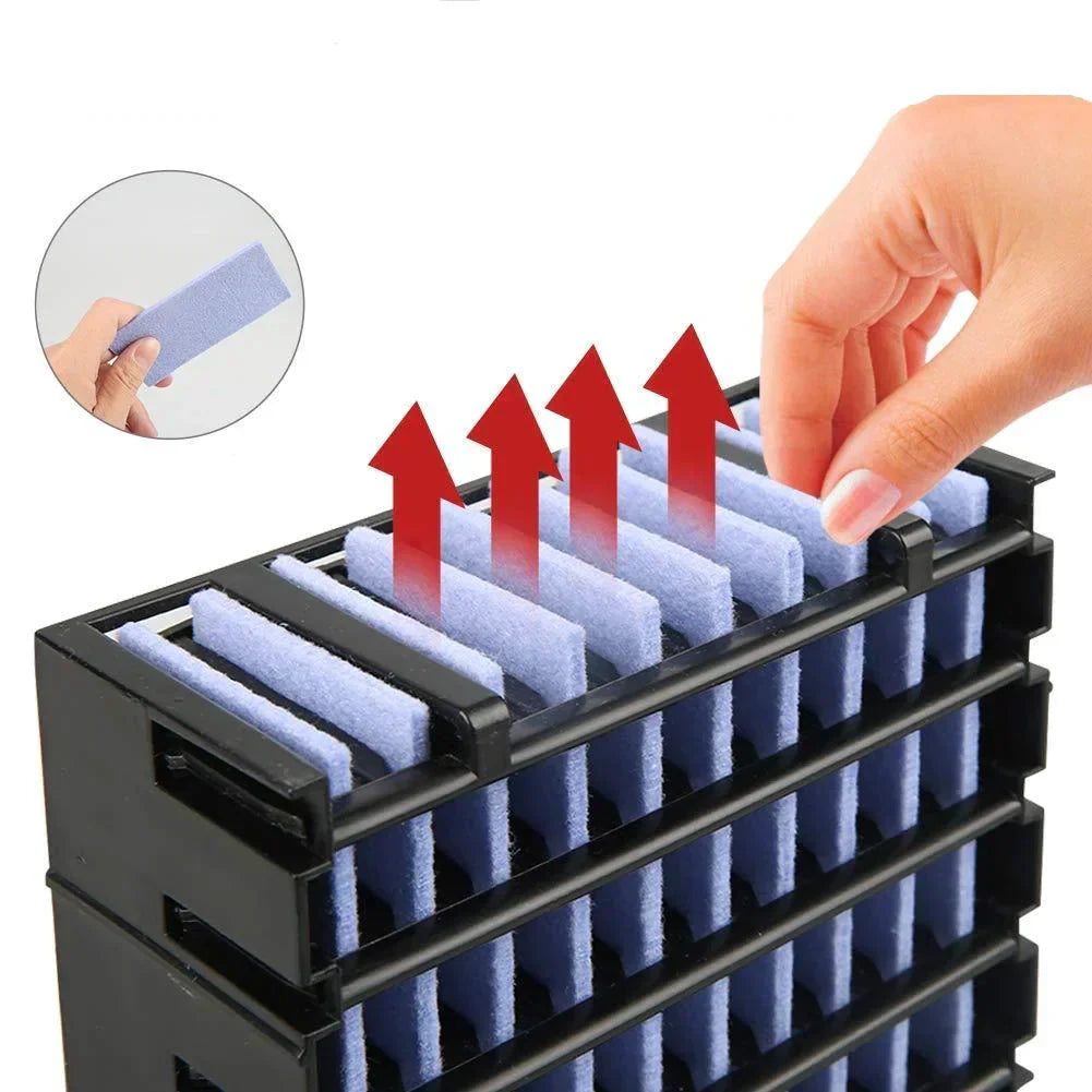 Tragbares Mini-Klimagerät - kühlt, befeuchtet und reinigt - 3-in-1 USB-Luftkühler