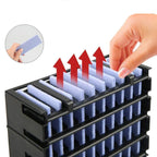 Tragbares Mini-Klimagerät - kühlt, befeuchtet und reinigt - 3-in-1 USB-Luftkühler