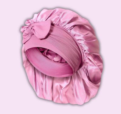 glatter, glänzender Stoffnhaube für die Nacht