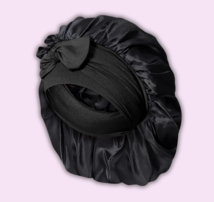 glatter, glänzender Stoffnhaube für die Nacht