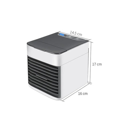 Tragbares Mini-Klimagerät - kühlt, befeuchtet und reinigt - 3-in-1 USB-Luftkühler